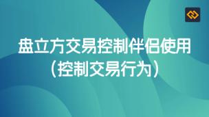 盘立方交易控制伴侣使用操作